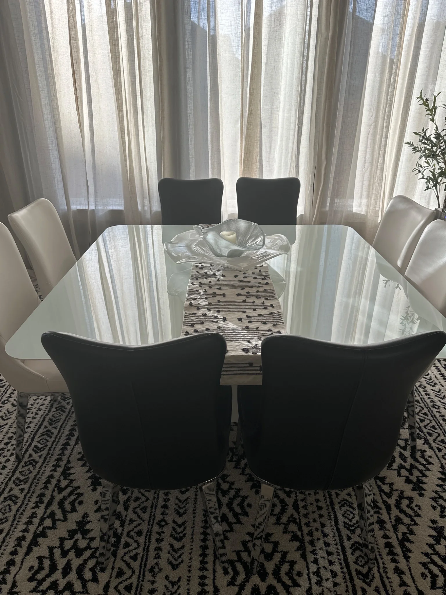 Cleaned dining room